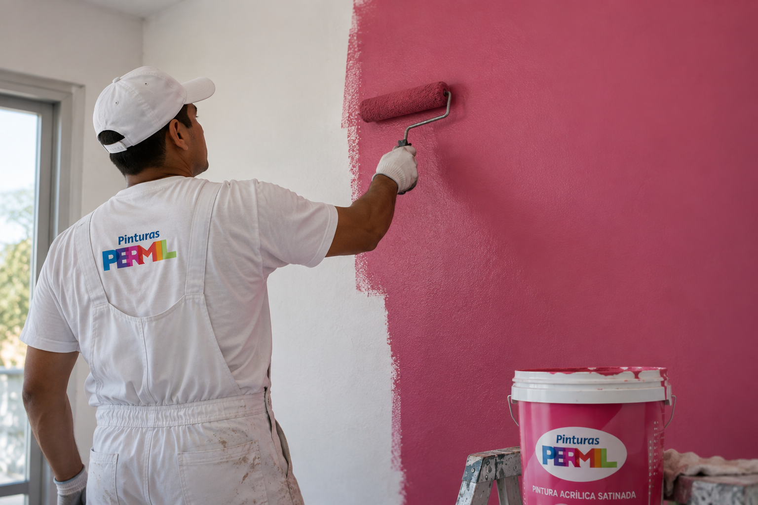 PERMI COLOR aplicado en un espacio interior